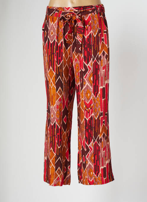 Pantalon larg roșu EMA BLUE'S femeie