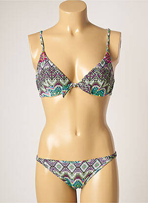 Costum de baie din două piese verde GENIUS femeie