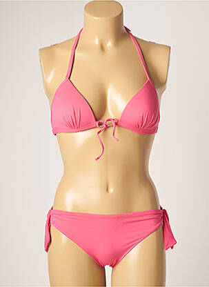 Costum de baie din două piese roz GENIUS femeie