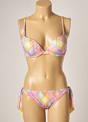 Costum de baie din două piese roz GENIUS femeie