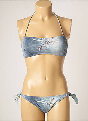 Costum de baie din două piese albastru GENIUS femeie