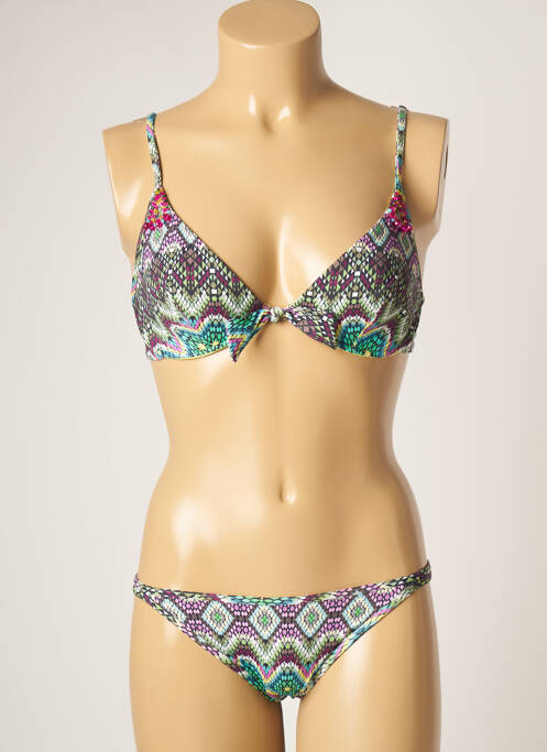 Costum de baie din două piese verde GENIUS femeie