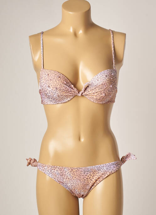 Costum de baie din două piese roz GENIUS femeie