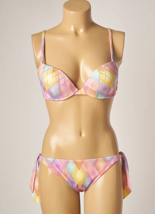 Costum de baie din două piese roz GENIUS femeie