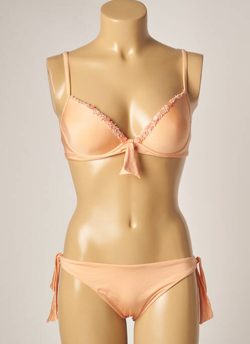 Costum de baie din două piese portocaliu GENIUS femeie