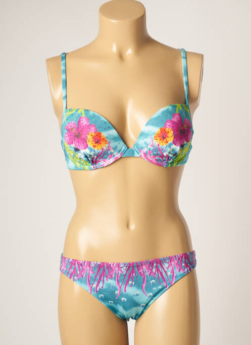 Costum de baie din două piese albastru GENIUS femeie