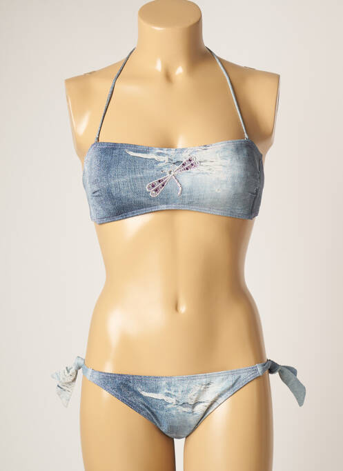 Costum de baie din două piese albastru GENIUS femeie