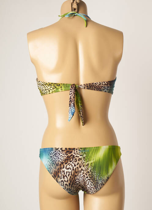 Costum de baie din două piese verde GENIUS femeie