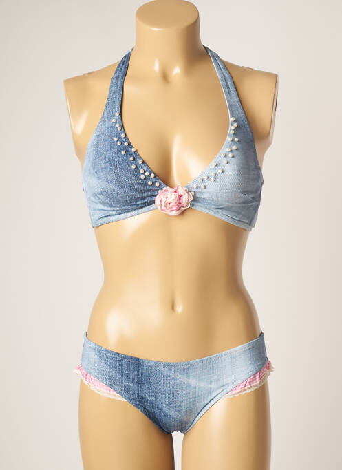 Costum de baie din două piese albastru GENIUS femeie