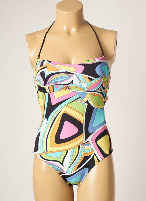 Costum de baie dintr-o singură piesă negru GENIUS femeie