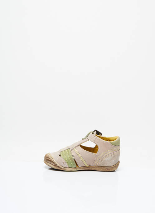 Sandale/Pantofi decupați bej MOD8 băiat
