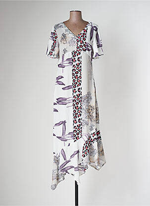 Rochie midi alb SOVOGUE femeie