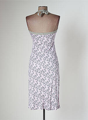 Rochie midi imprimeu floral bretele subțiri roz KOOKAI femeie