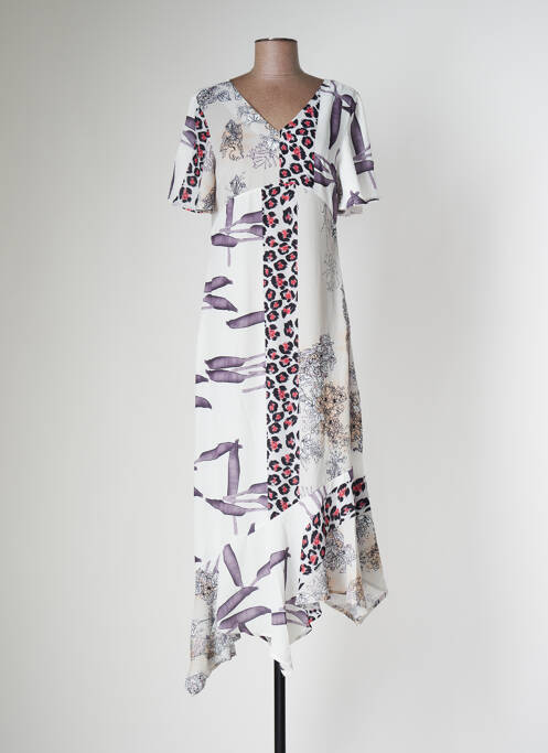 Rochie midi alb SOVOGUE femeie