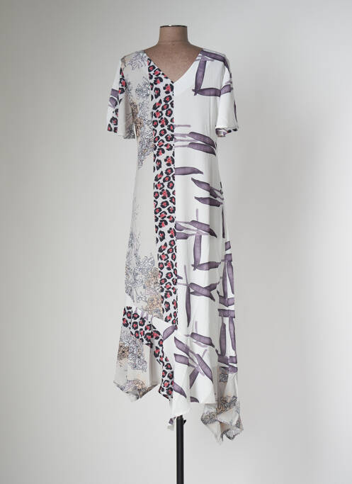 Rochie midi alb SOVOGUE femeie