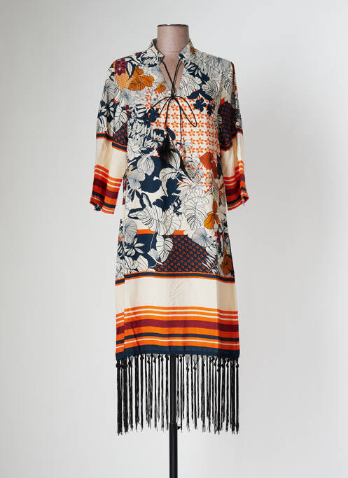 Rochie midi portocaliu SOVOGUE femeie