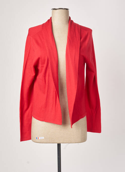 Vestă cu mâneci lungi roșu MONTAGUT femeie