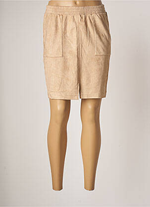 Fustă scurtă bej SPARKZ femeie