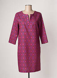 Rochie midi mâneci 3/4 mâneci 3/4 violet SASSIA femme