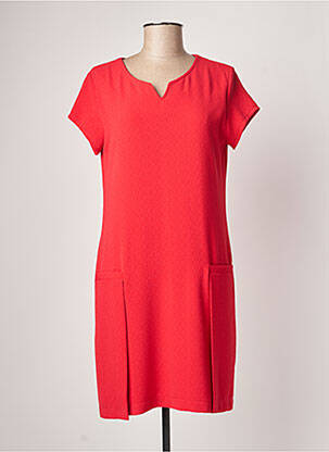 Rochie midi roșu SASSIA femeie