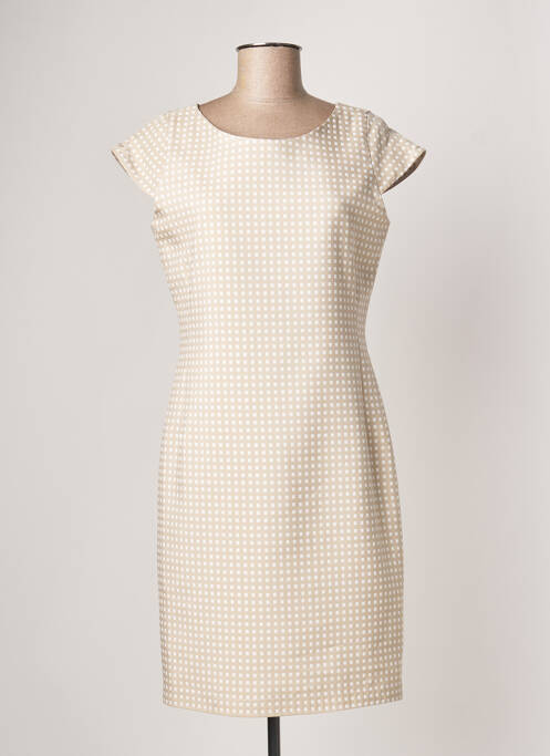 Rochie midi bej SASSIA femeie