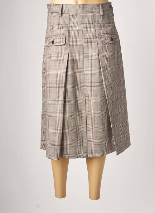 Fustă midi gri IDANO femeie