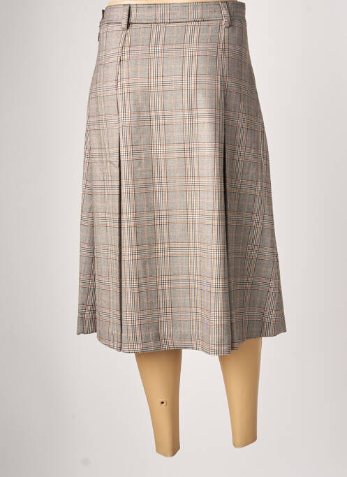 Fustă midi gri IDANO femeie