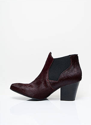 Botine/ghete toc de 7 la 9 cm violet COPENHAGEN femeie