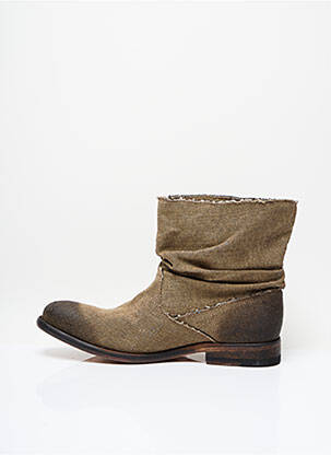 Botine/ghete toc mic toc plat până la 3 cm maro ATELIER VOISIN femeie