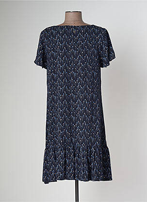 Rochie midi imprimeu floral mâneci scurte albastru RAGWEAR femeie