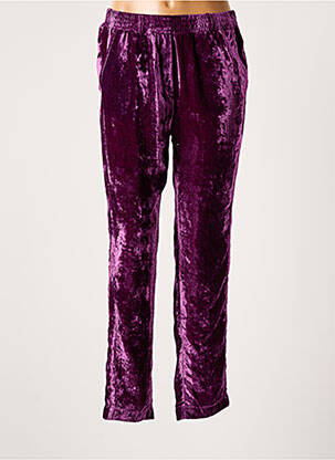 Pantalon drept violet HOD femeie