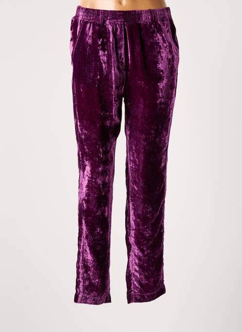 Pantalon drept violet HOD femeie