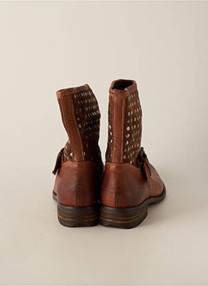 Botine/ghete toc mic toc de 4 la 6 cm maro MORENA GABBRIELLI femeie