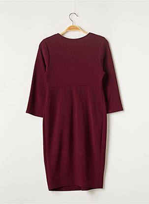 Rochie midi țesătură crep mâneci lungi roșu NEW LOOK femeie