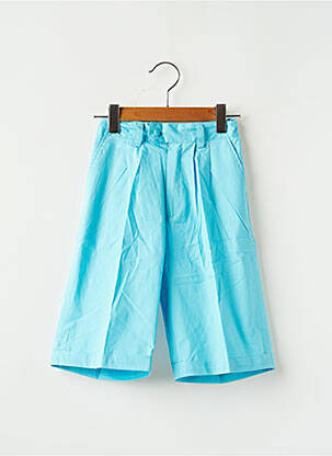 Pantalon larg albastru TINA KELY fată