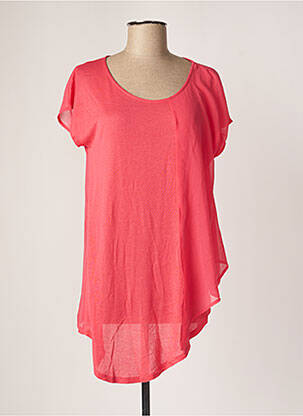 Tunică mâneci scurte roz CRISTINA GAVIOLI femeie