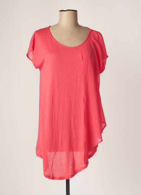 Tunică mâneci scurte roz CRISTINA GAVIOLI femeie