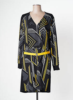 Rochie midi mâneci lungi mâneci lungi negru MADO ET LES AUTRES femme