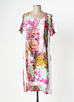 Rochie midi roz MALOKA femeie