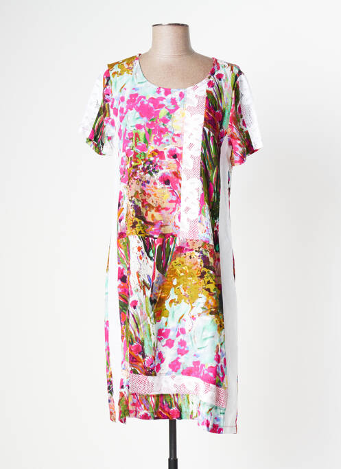 Rochie midi roz MALOKA femeie