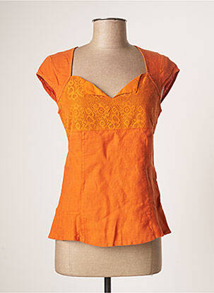 Top portocaliu MALOKA femeie