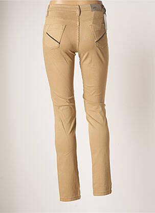 Pantalon slim elasticitate mărime normală bej WALTRON femeie