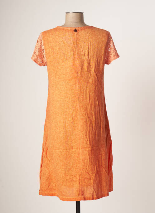 Rochie midi portocaliu MALOKA femeie