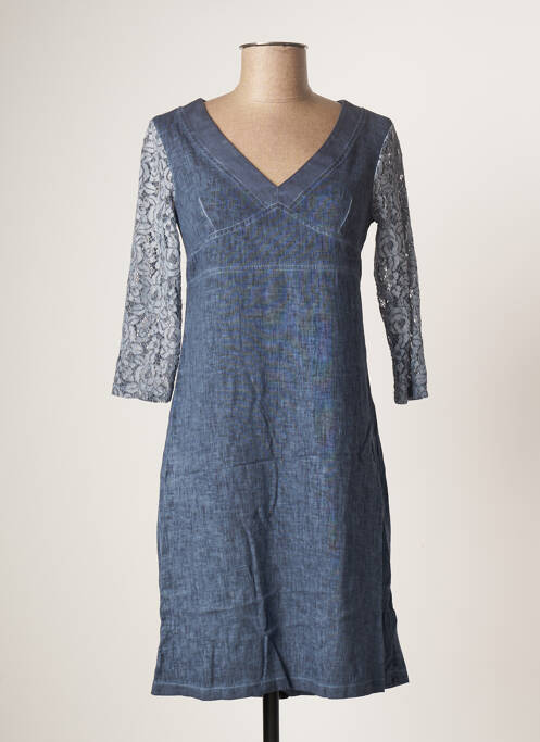 Rochie midi albastru MALOKA femeie