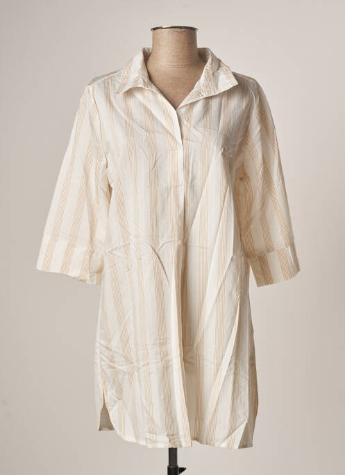 Tunică mâneci lungi bej YEST femeie