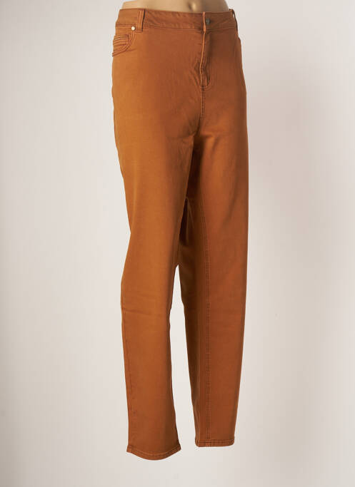 Pantalon slim maro YESTA femeie