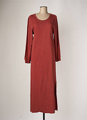 Rochie lungă maro DROLATIC femeie