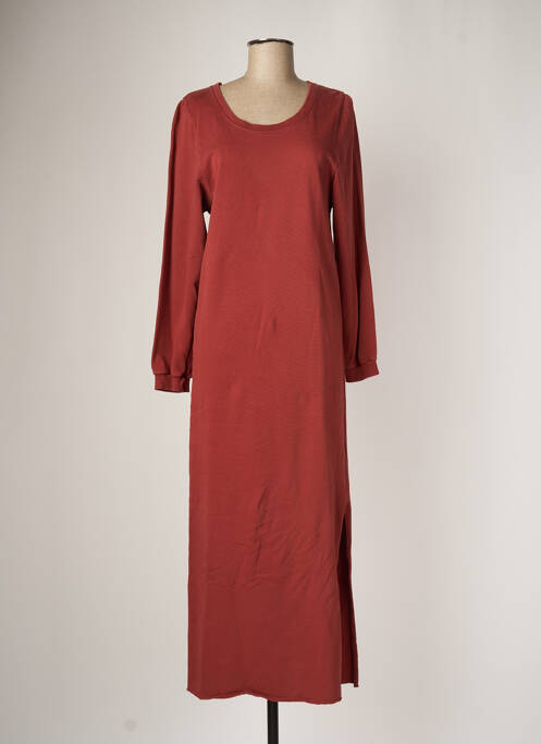 Rochie lungă maro DROLATIC femeie