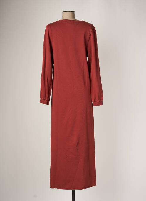 Rochie lungă maro DROLATIC femeie