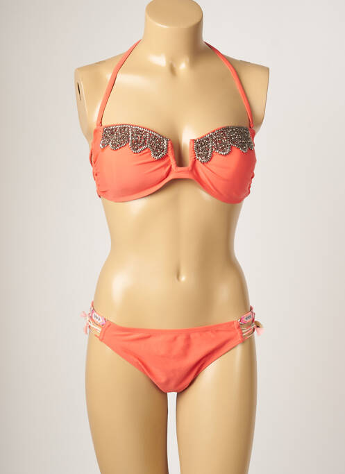 Costum de baie din două piese portocaliu AMENAPIH femeie